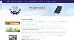 Desktop Screenshot of miraclesincontact.nl